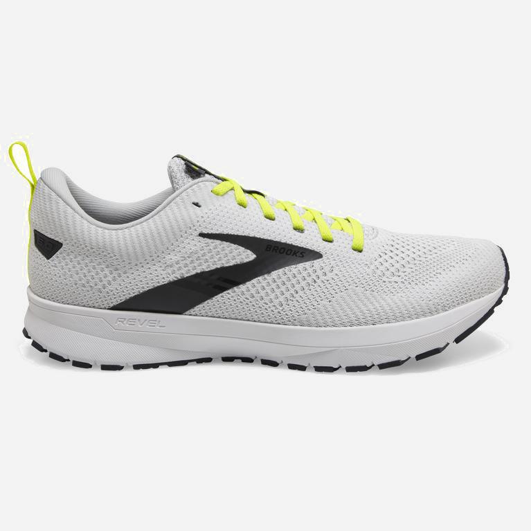 Tenis Brooks Revel 5 Performance - Zapatillas Para Correr En Asfalto Hombre - Blancas (IQJF-62350)